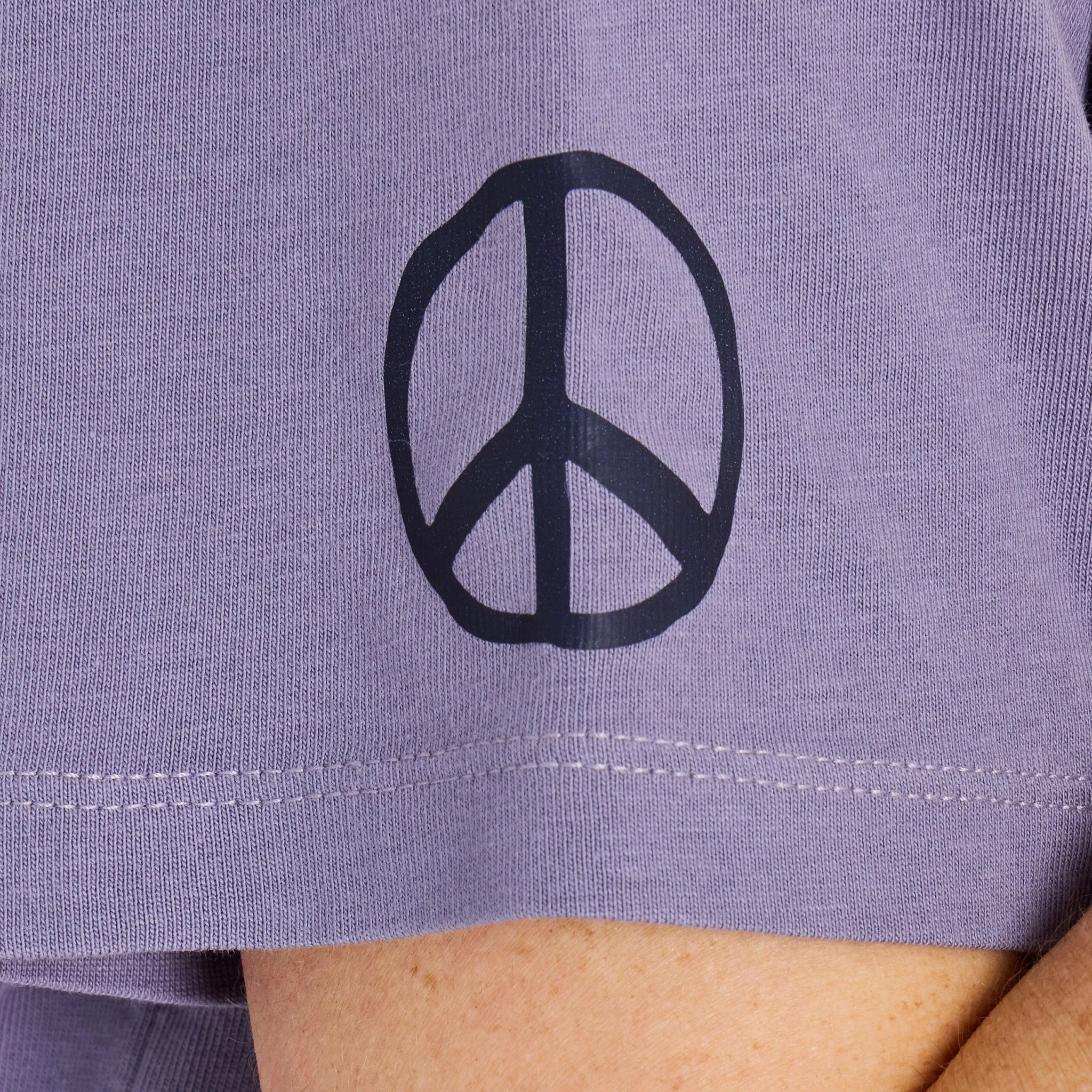 Women's Little Peace Sign Short Sleeve Crusher Boxy Tee sold by Life is Good product image thumbnail 4