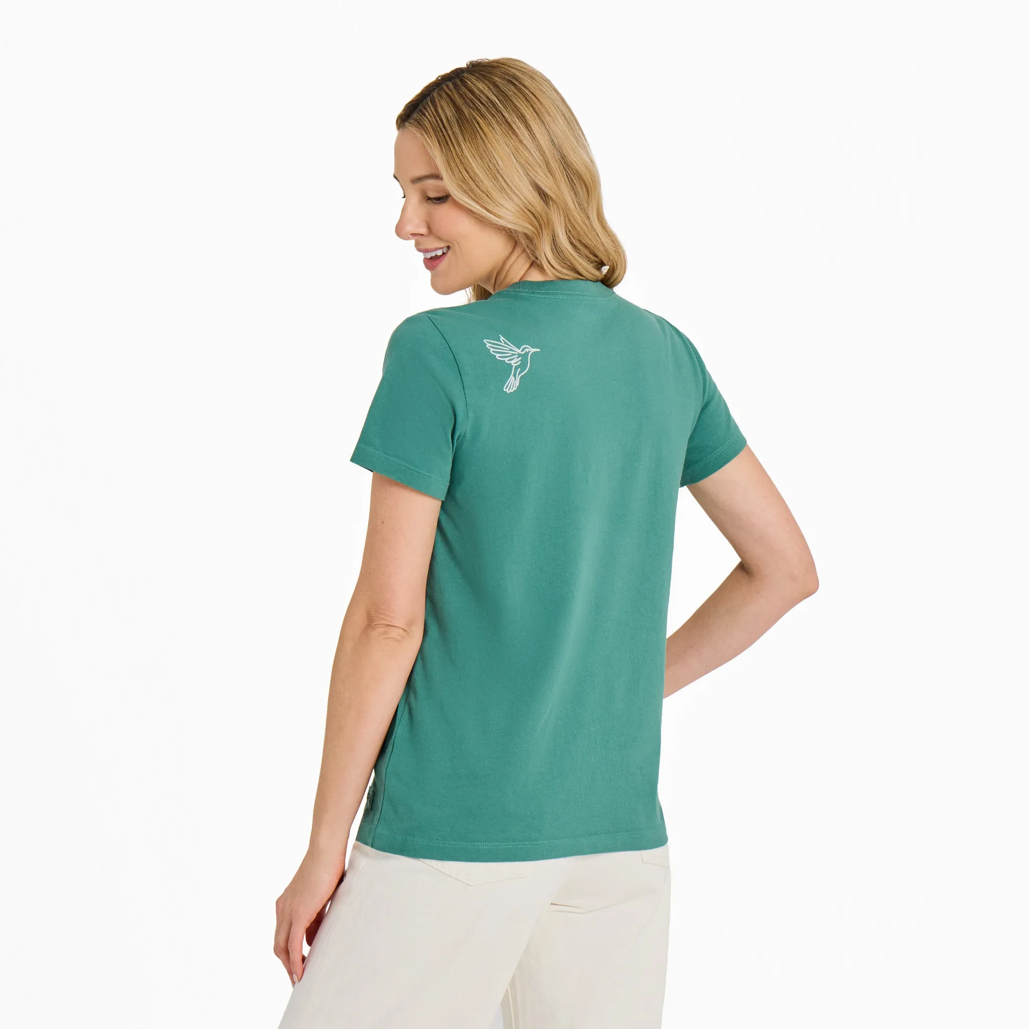 Women's Positive Energy Message Short Sleeve Crusher Tee sold by Life is Good product image thumbnail 2