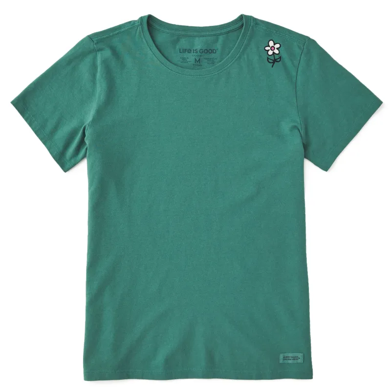 Women's Keep It Simple Little Flower Short Sleeve Crusher Tee sold by Life is Good