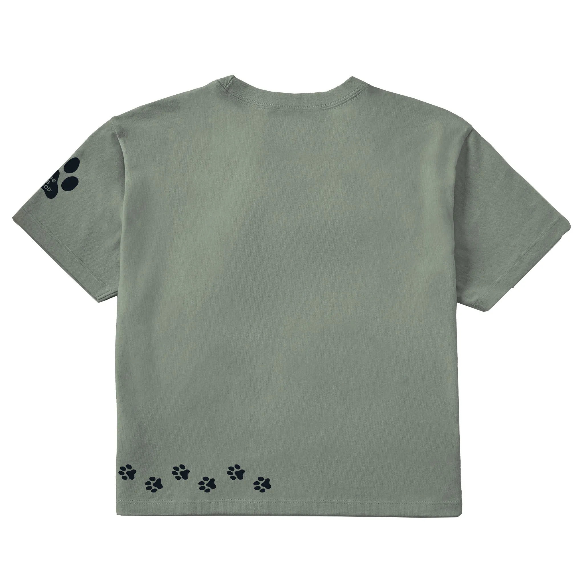 Women's Walking Paws Short Sleeve Crusher Boxy Tee sold by Life is Good product image thumbnail 2