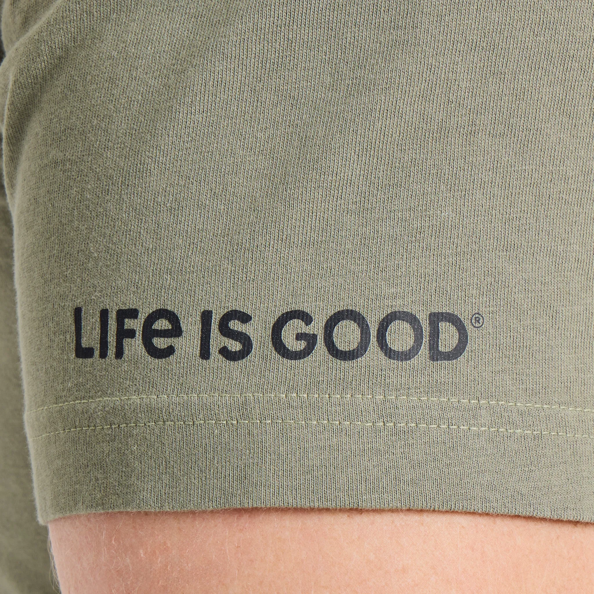 Men's Take it Outside LIG Short Sleeve Crusher Tee sold by Life is Good product image thumbnail 5