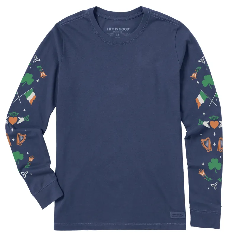 Women's Irish Icons Long Sleeve Crusher Tee made by Life is Good