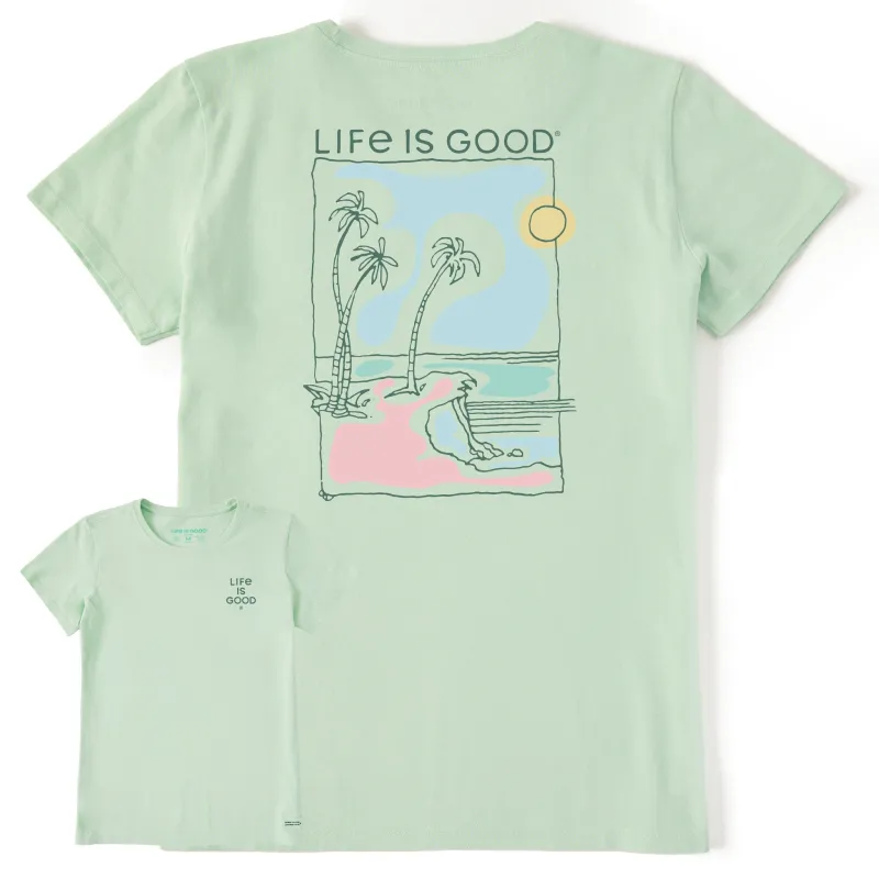 Women's Palm Bluff Short Sleeve Crusher Tee sold by Life is Good