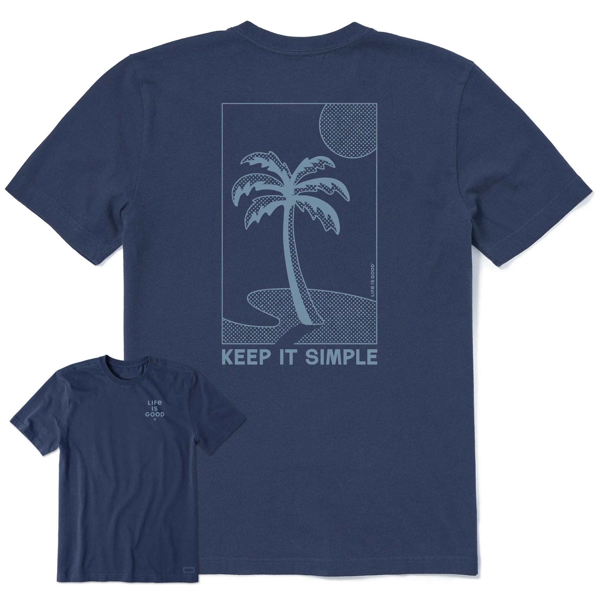 Men's Keep it Simple Palm Sun Short Sleeve Tee sold by Life is Good product image thumbnail 4