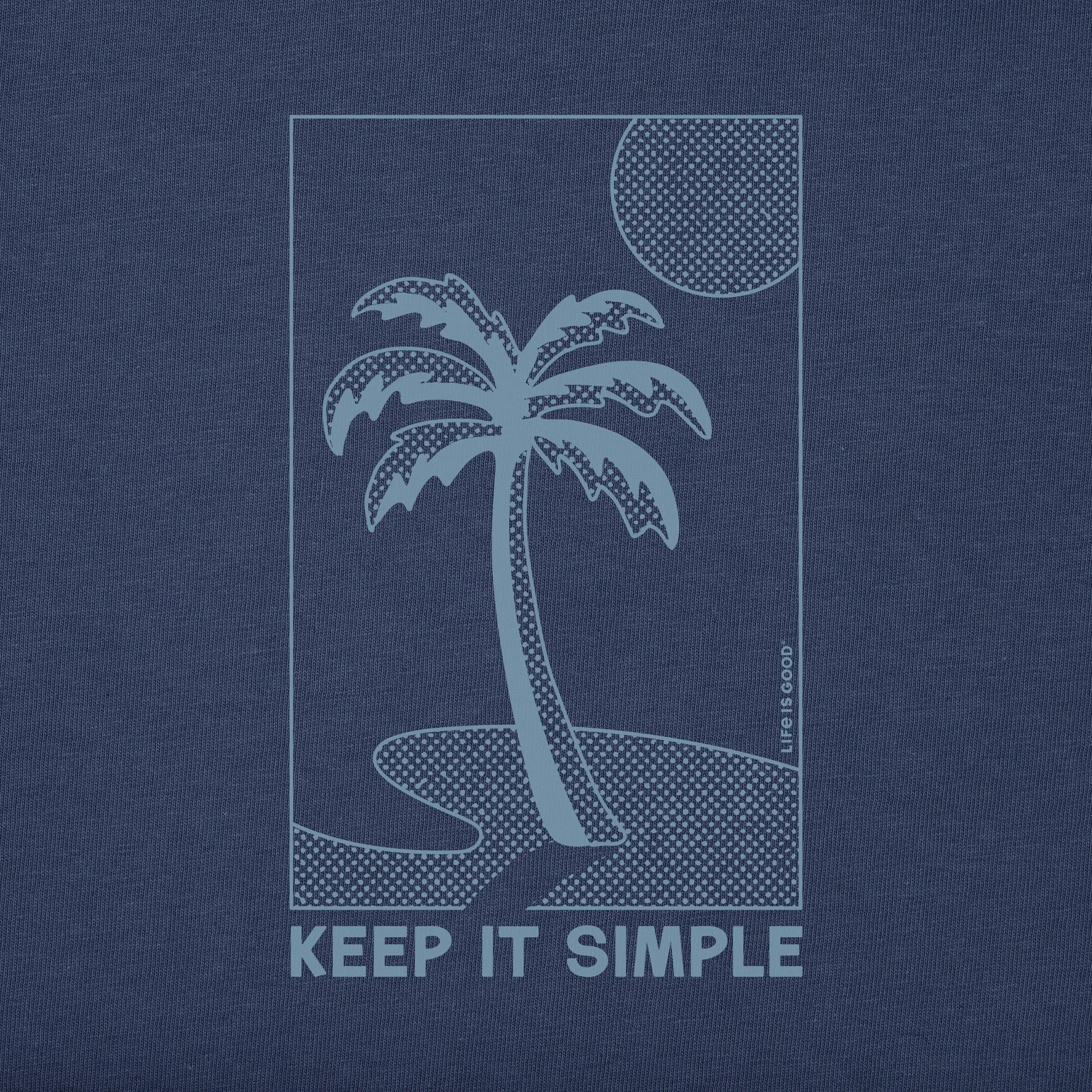 Men's Keep it Simple Palm Sun Short Sleeve Tee sold by Life is Good product image thumbnail 2