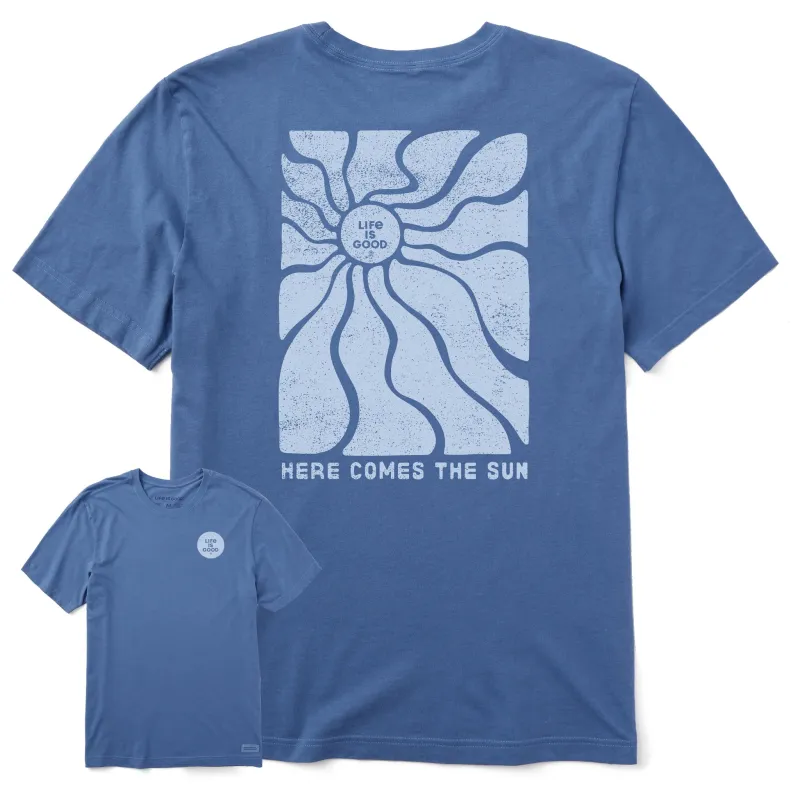 Men's Here Comes the Sun Flow Short Sleeve Tee sold by Life is Good