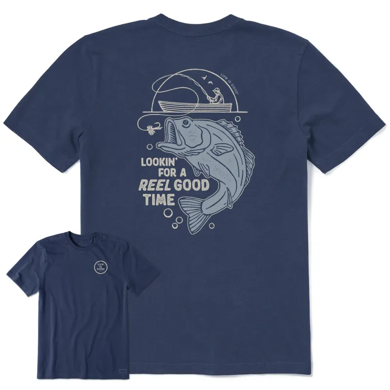 Men's Reel Good Time Short Sleeve Tee sold by Life is Good