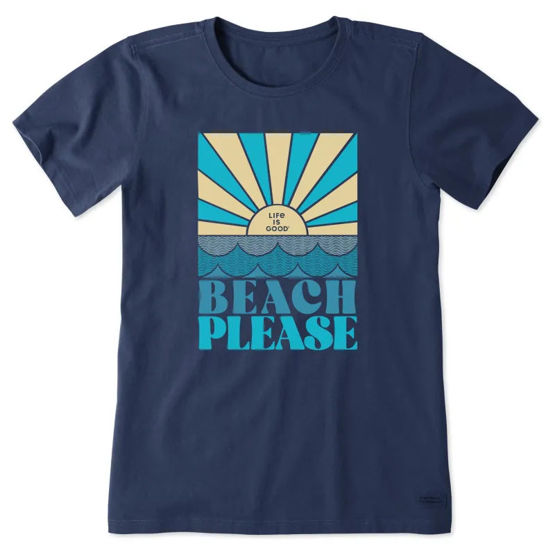 Women's Beach Please Waves Short Sleeve Tee sold by Life is Good
