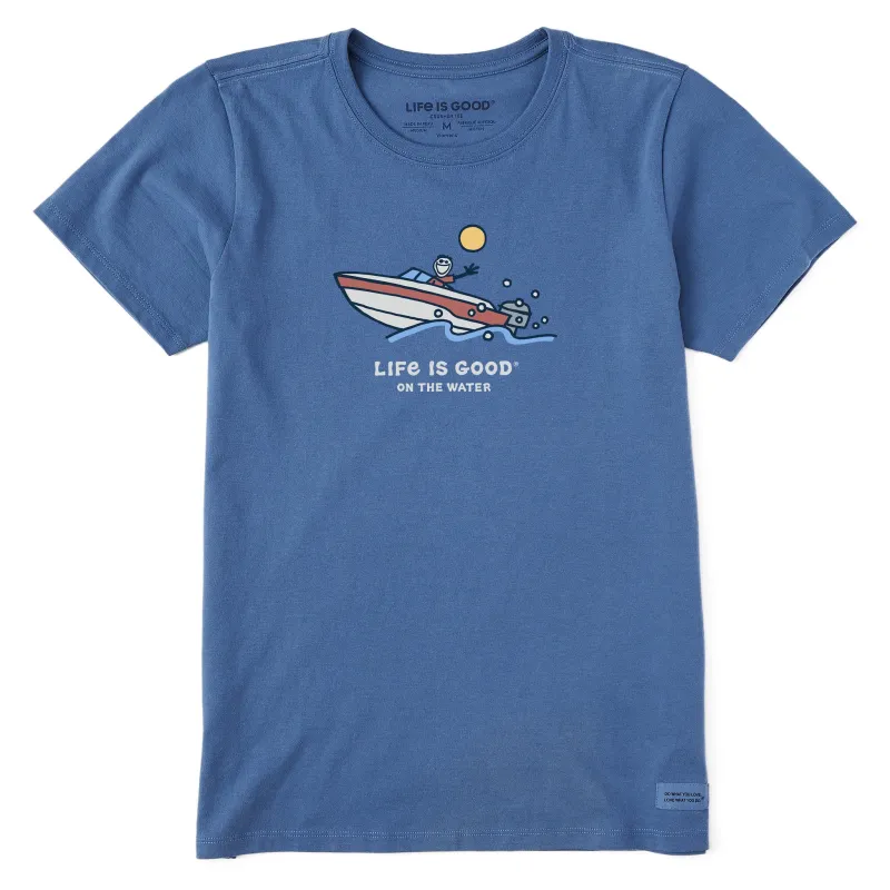 Women's Jake Speedboat Short Sleeve Tee sold by Life is Good
