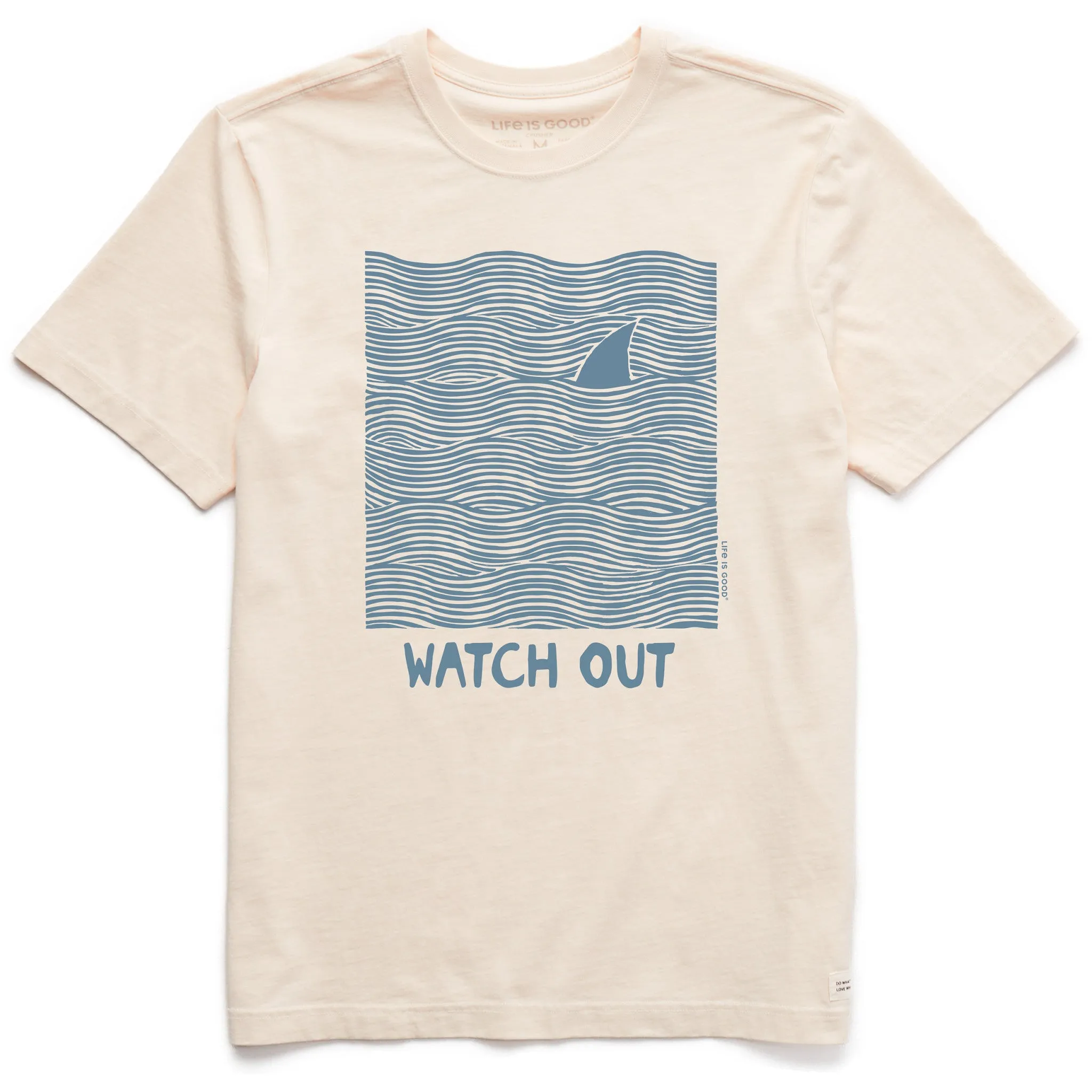 Men's Watch Out Short Sleeve Crusher Tee sold by Life is Good