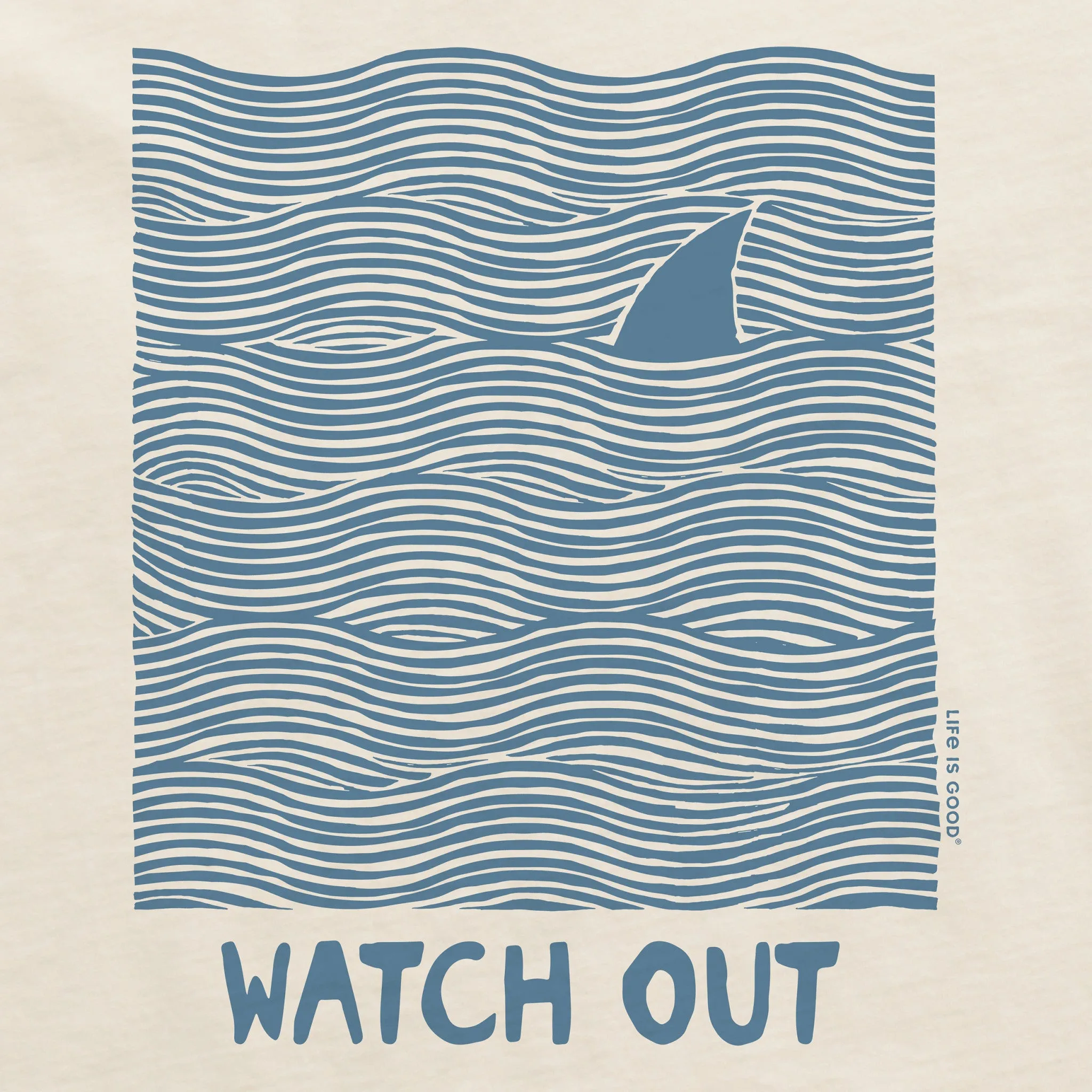 Men's Watch Out Short Sleeve Crusher Tee sold by Life is Good product image thumbnail 2