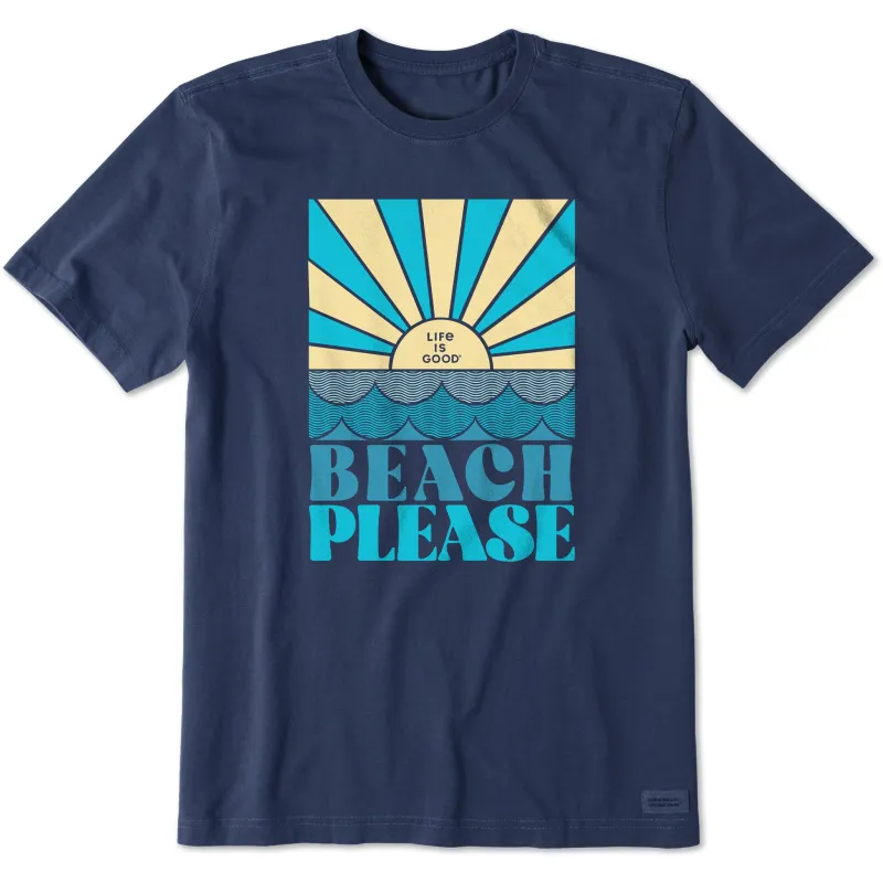 Men's Beach Please Waves Short Sleeve Tee sold by Life is Good