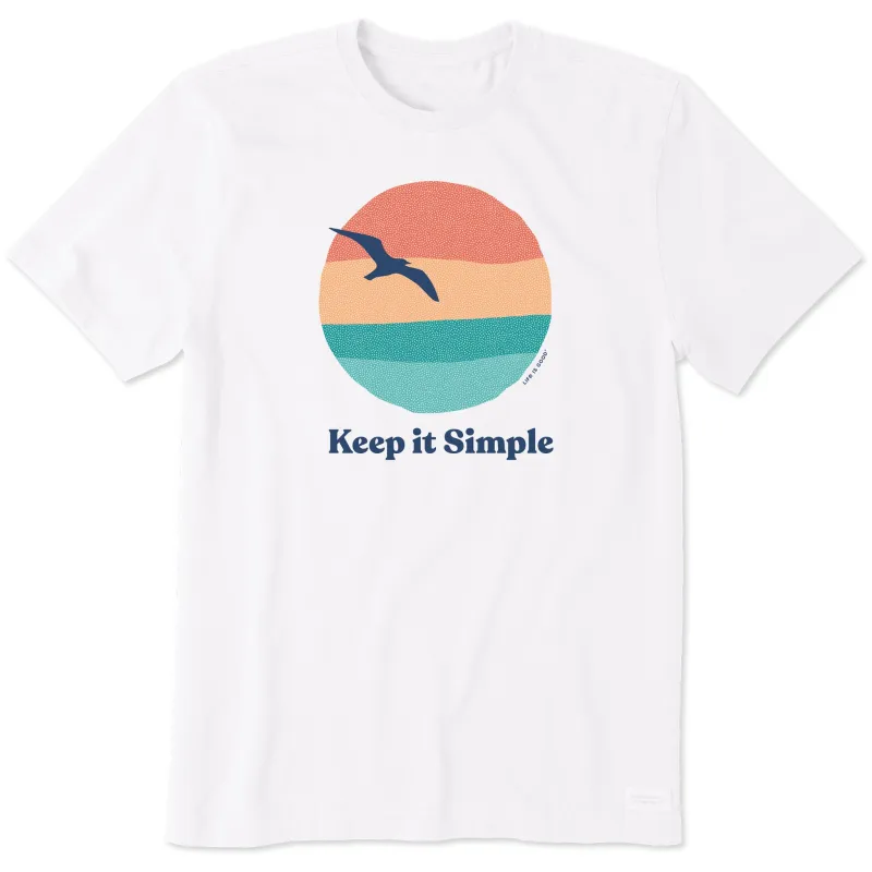Men's Keep it Sun Colorblock Sun Short Sleeve Tee sold by Life is Good