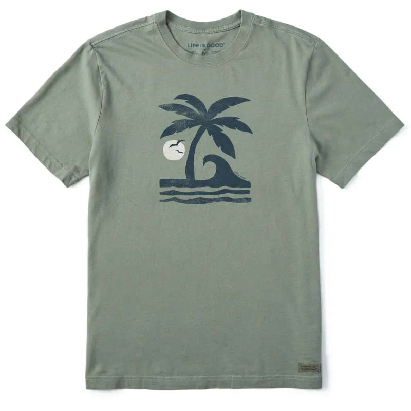 Men's Palm Wave Short Sleeve Tee sold by Life is Good
