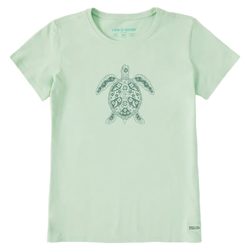 Women's Flurtle Short Sleeve Crusher Tee sold by Life is Good