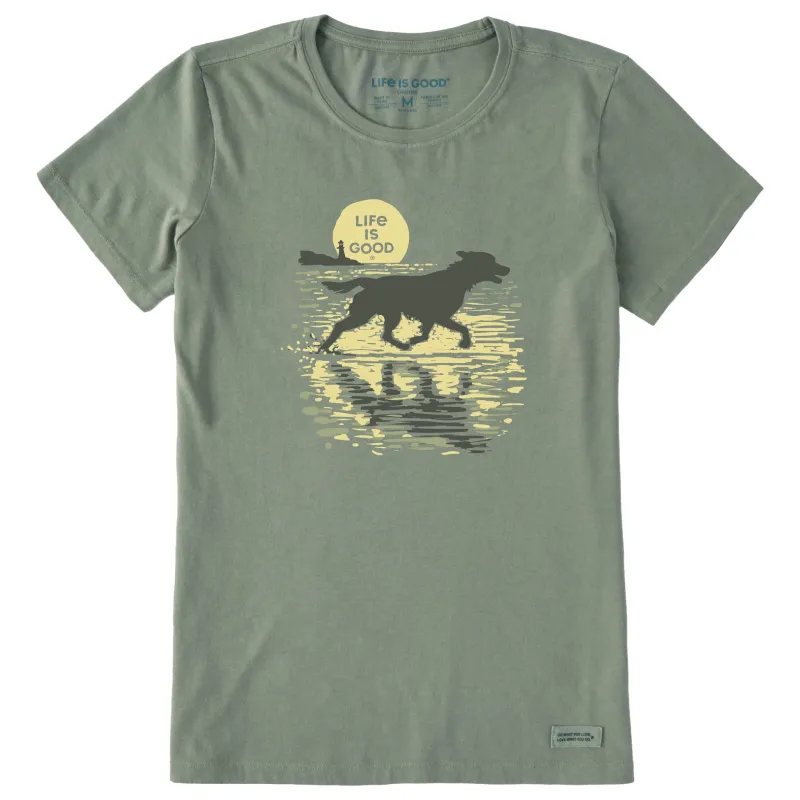 Women's Shoredog Short Sleeve Crusher Tee sold by Life is Good