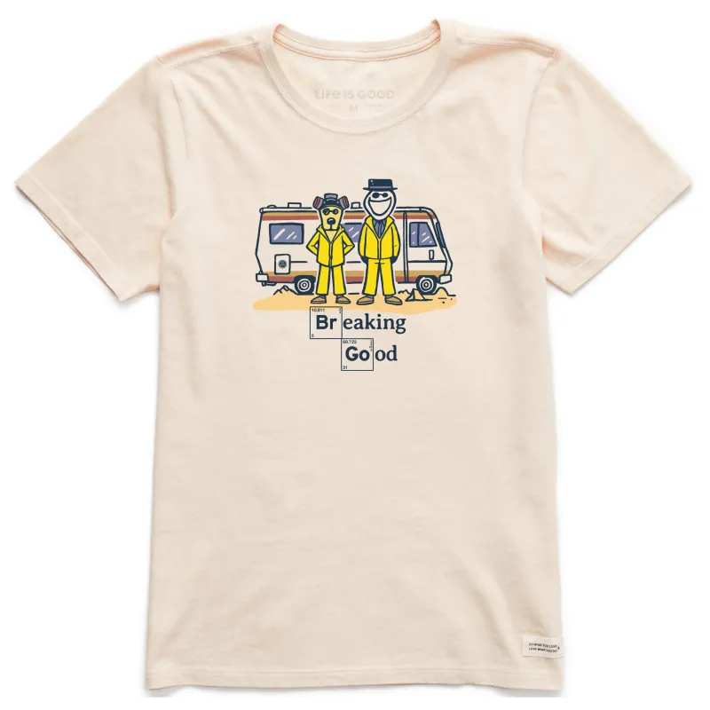 Women's Breaking Good Short Sleeve Crusher Tee sold by Life is Good
