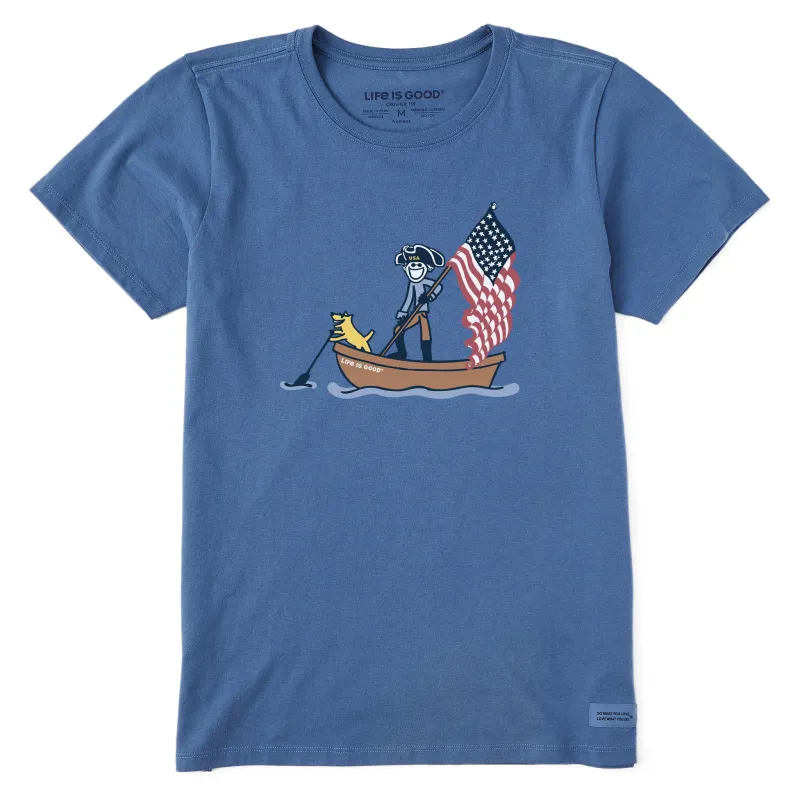 Women's Jake Washington and Rocket Short Sleeve Tee sold by Life is Good