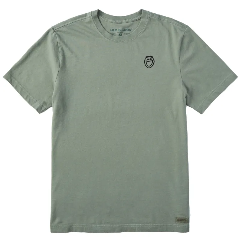Men's Embroidered Jake Face Short Sleeve Crusher Tee sold by Life is Good