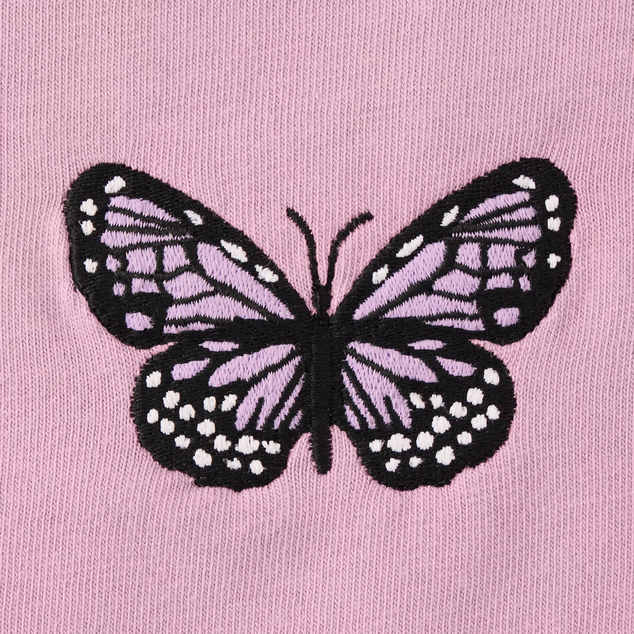 Women's Embroidered Butterfly Long Sleeve Crusher Boxy Tee sold by Life is Good product image thumbnail 2