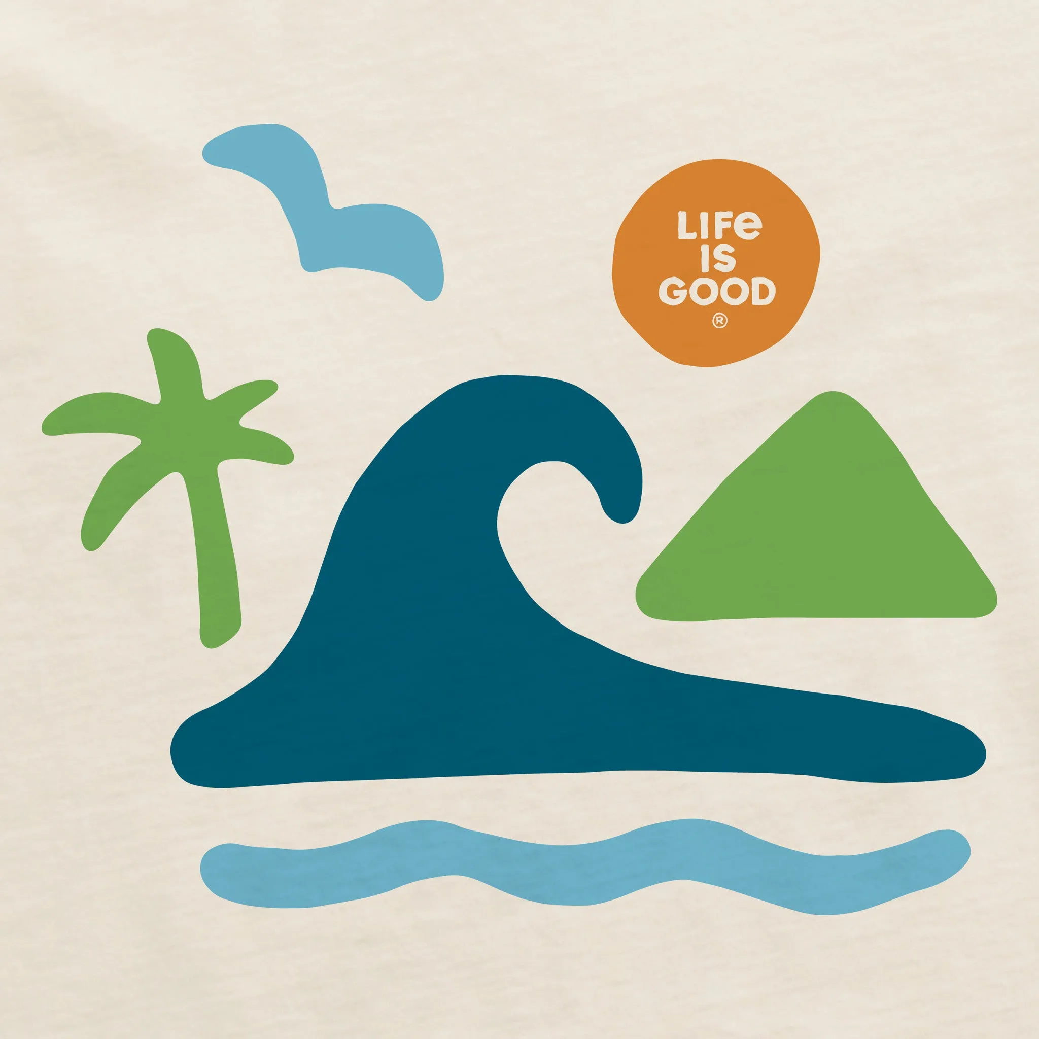 Men's The Beach Short Sleeve Crusher Tee sold by Life is Good product image thumbnail 2