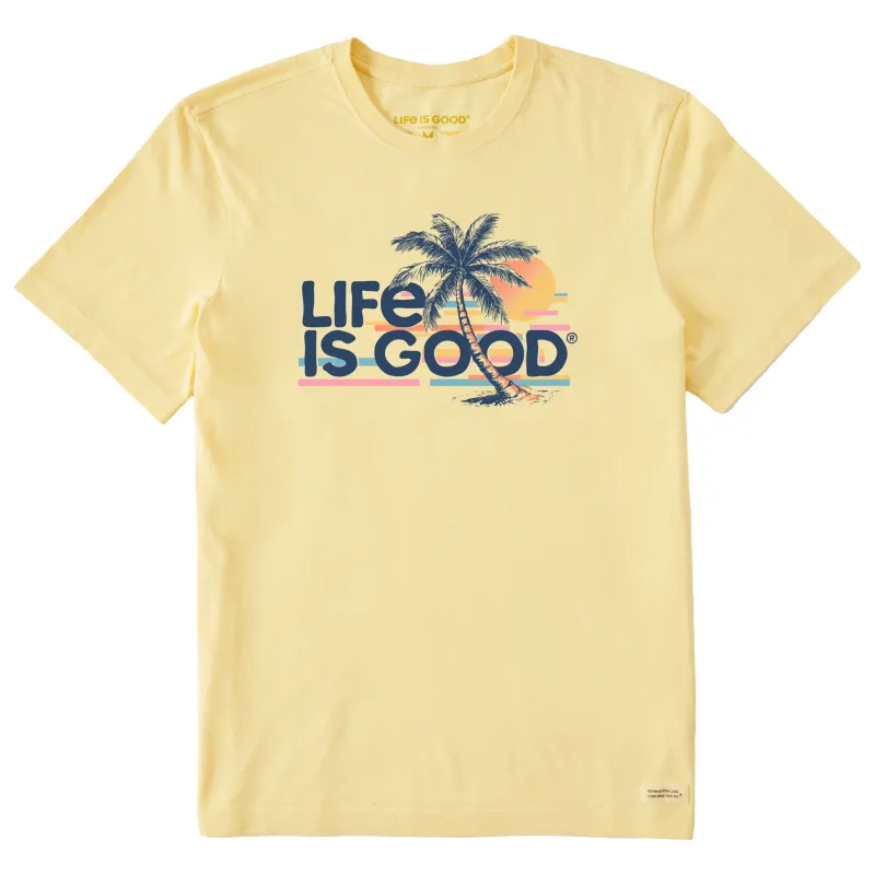 Men's Retro Palm Beach Short Sleeve Crusher Tee sold by Life is Good