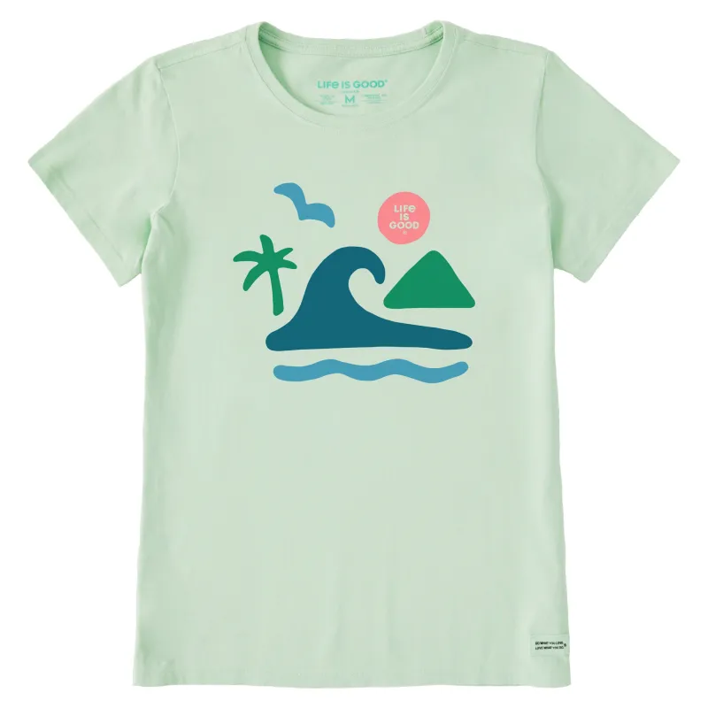 Women's The Beach Short Sleeve Crusher Tee sold by Life is Good
