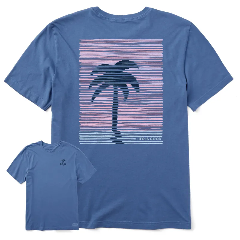 Men's Striped Palm Short Sleeve Tee sold by Life is Good