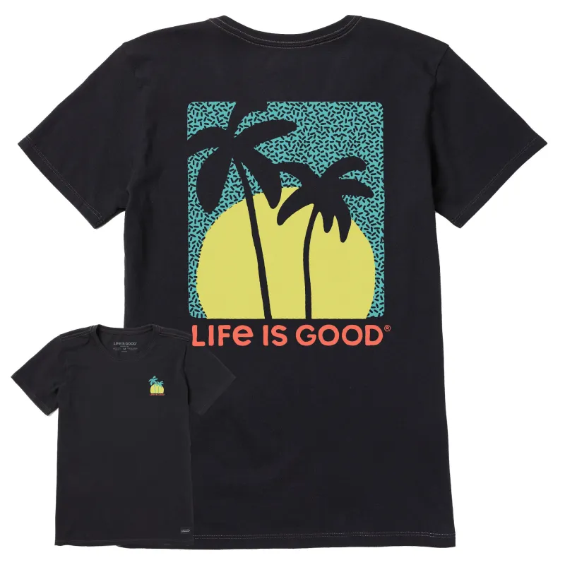 Women's Two Palm Sunset Short Sleeve Tee sold by Life is Good