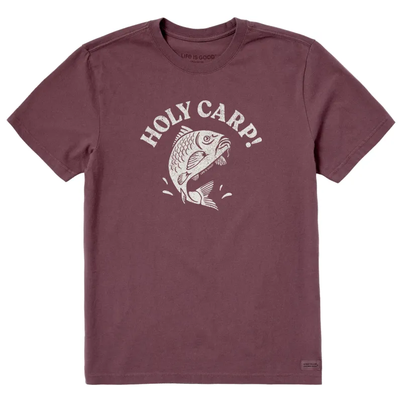 Men's Holy Carp Short Sleeve Crusher Tee sold by Life is Good