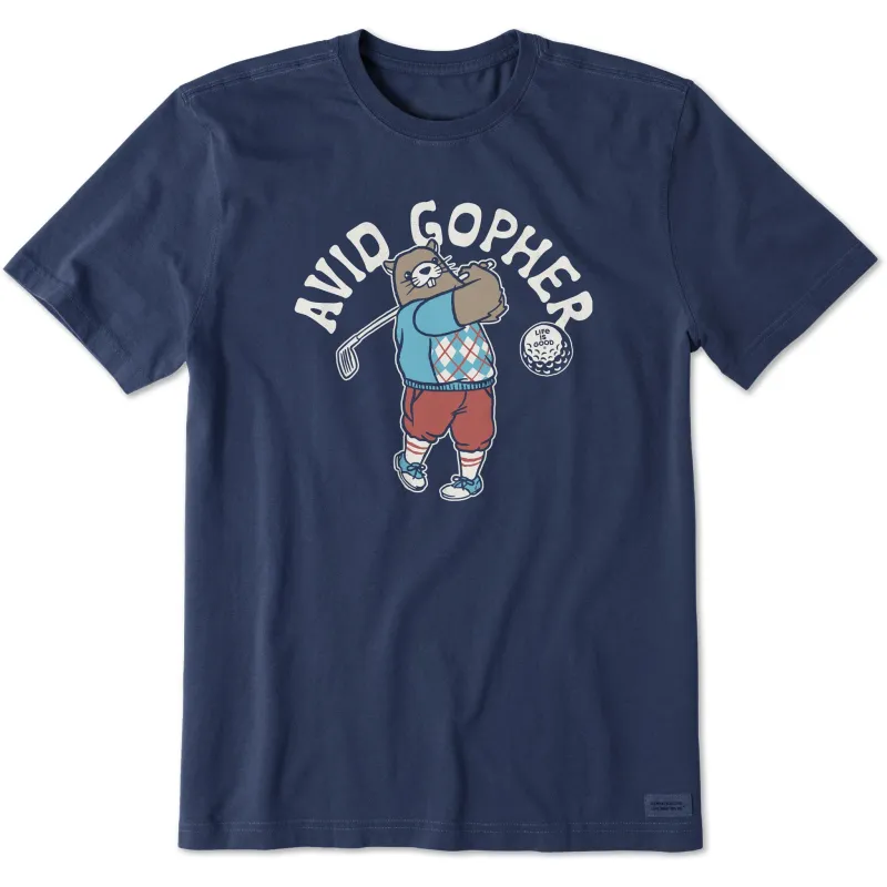 Men's Avid Gopher Short Sleeve Tee sold by Life is Good