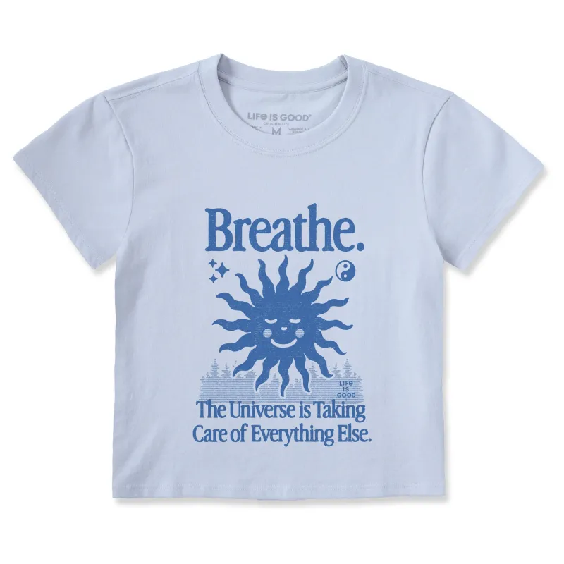 Women's Breathe Universe Sun Crusher-LITE Shrunken Tee made by Life is Good