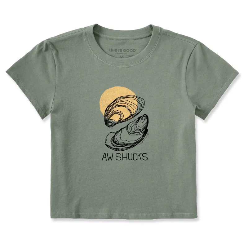 Women's Aw Shucks Crusher-LITE Shrunken Tee sold by Life is Good