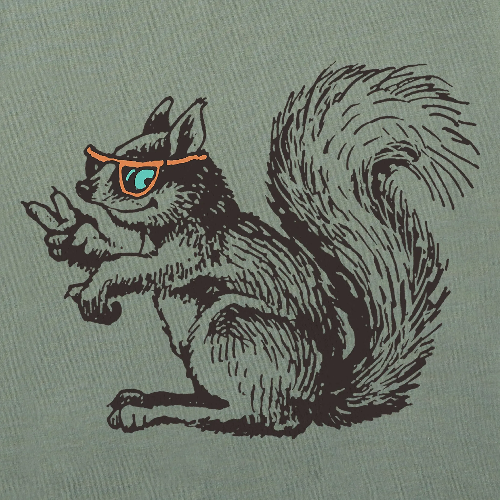 Women's Squirrel Mini Crusher-LITE Shrunken Tee sold by Life is Good product image thumbnail 2