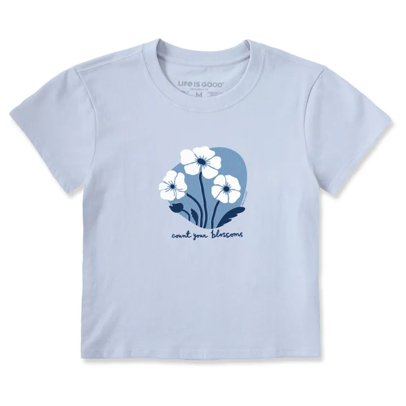 Women's Count Your Blossoms Trio Crusher-LITE Shrunken Tee sold by Life is Good