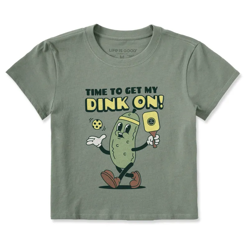 Women's Get my Dink On Crusher-LITE Shrunken Tee sold by Life is Good