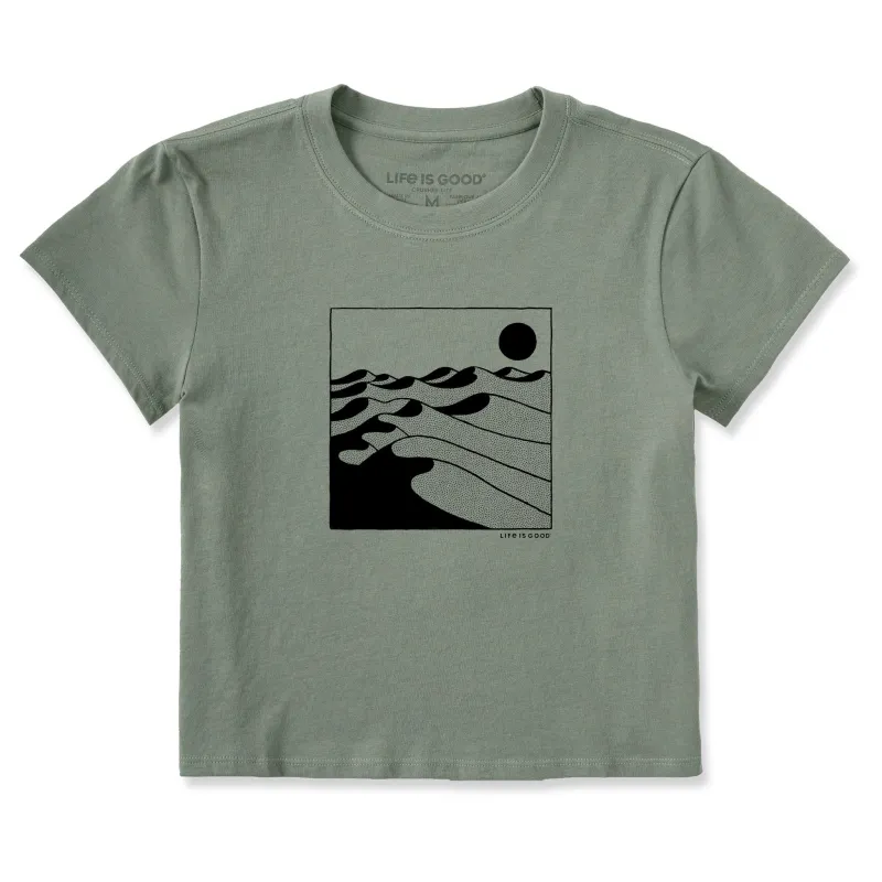 Women's Desert Dunes Crusher-LITE Shrunken Tee sold by Life is Good