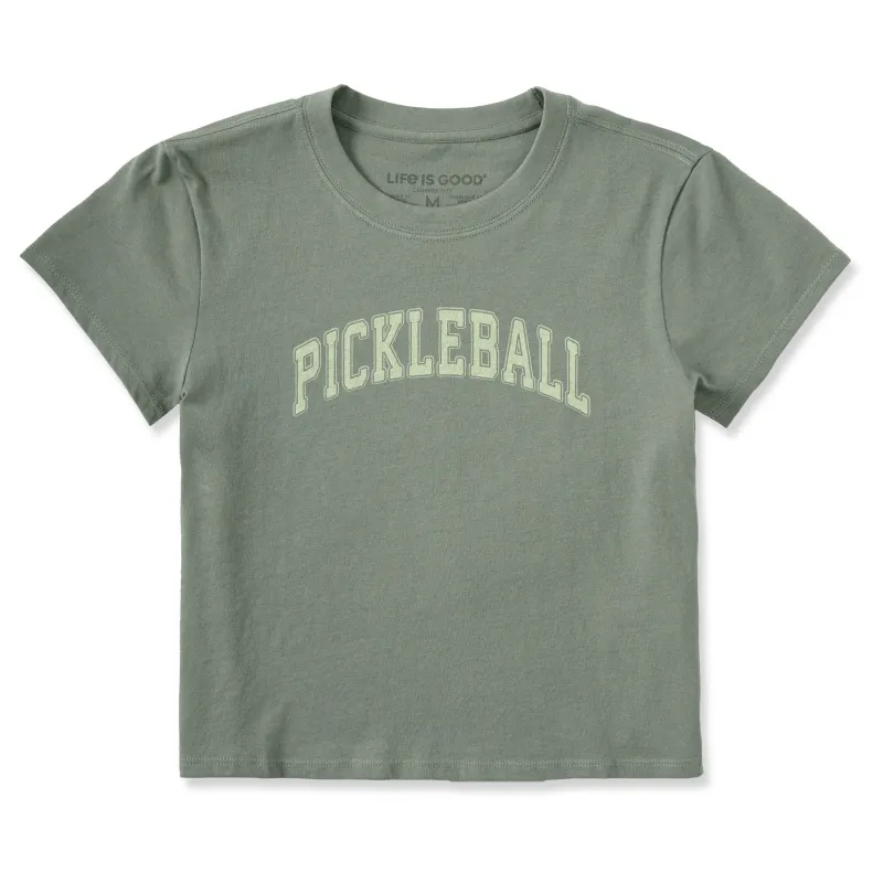 Women's Athletic Pickleball Crusher-LITE Shrunken Tee sold by Life is Good