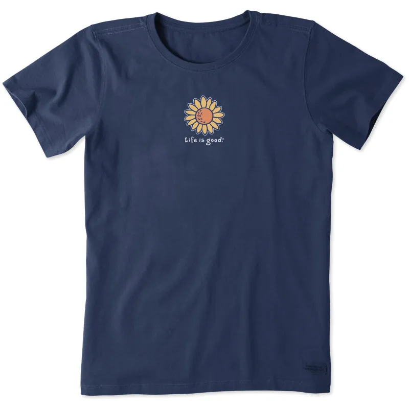 Women's Sunflower Short Sleeve Crusher Tee sold by Life is Good