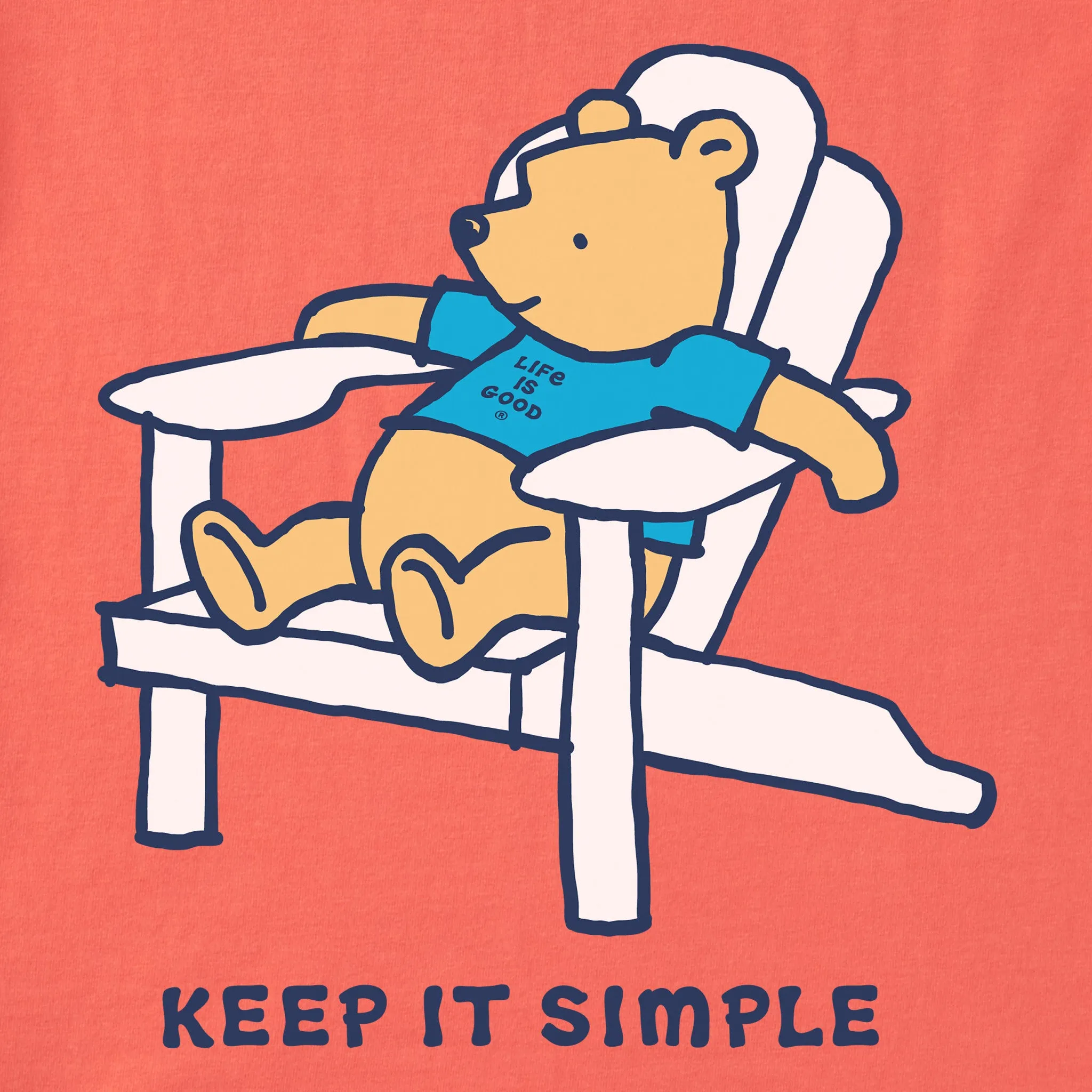 Women's Winnie Adirondack Keep it Simple Short Sleeve Vee sold by Life is Good product image thumbnail 2