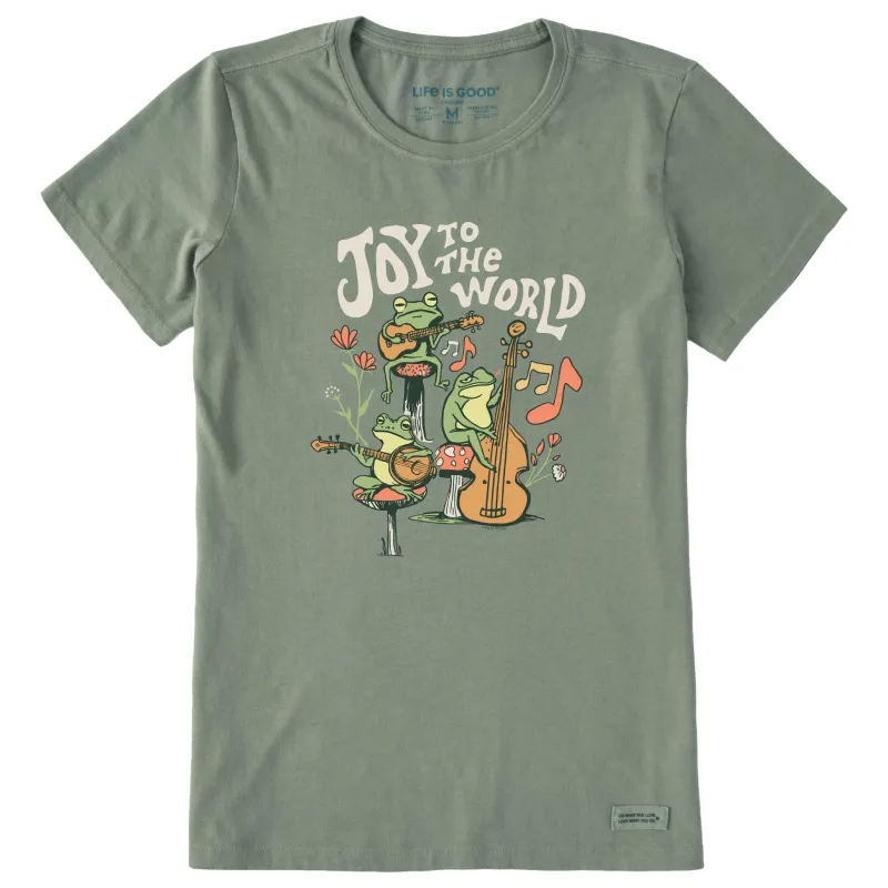 Women's Forest Frogs Short Sleeve Crusher Tee sold by Life is Good