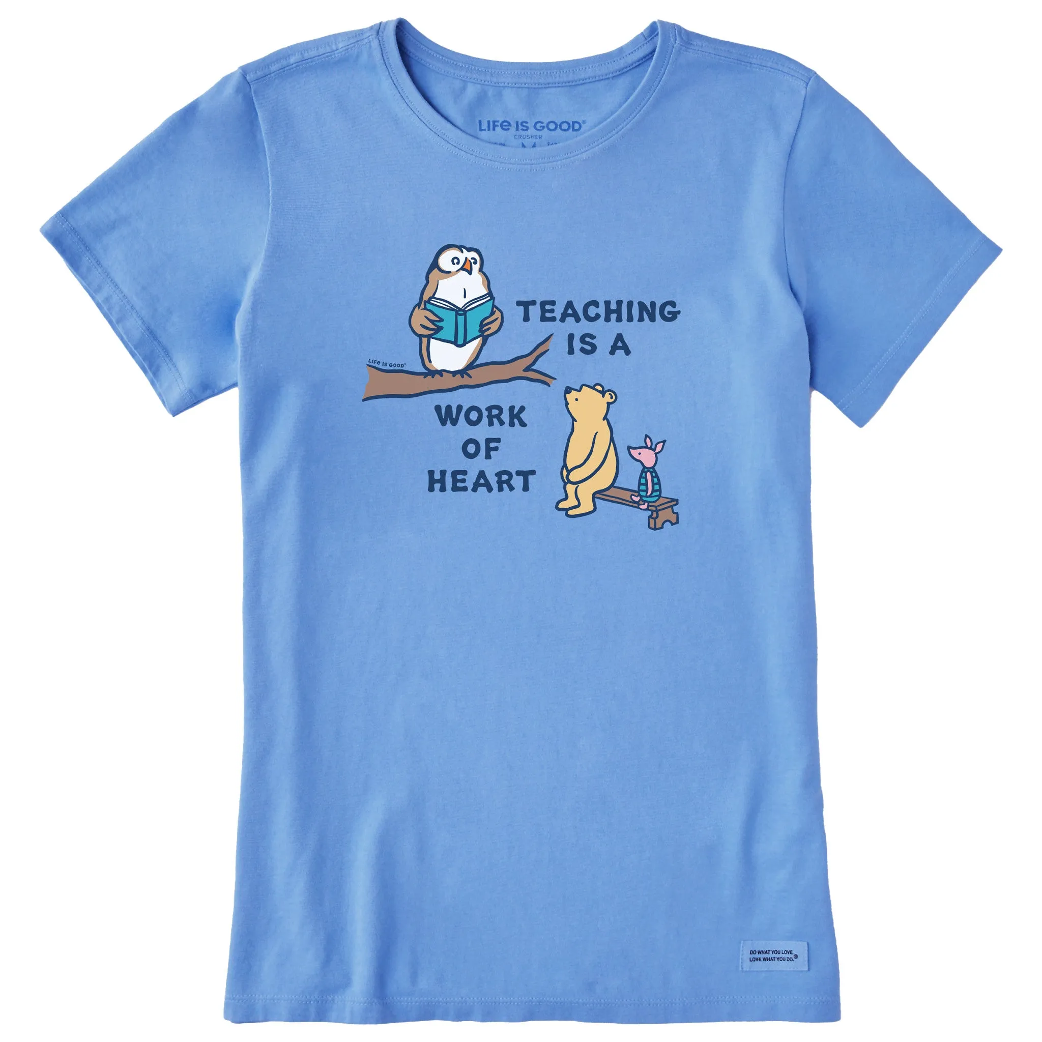 Women's Winnie & Owl Teaching is a Work of Heart Short Sleeve Tee sold by Life is Good product image thumbnail 3