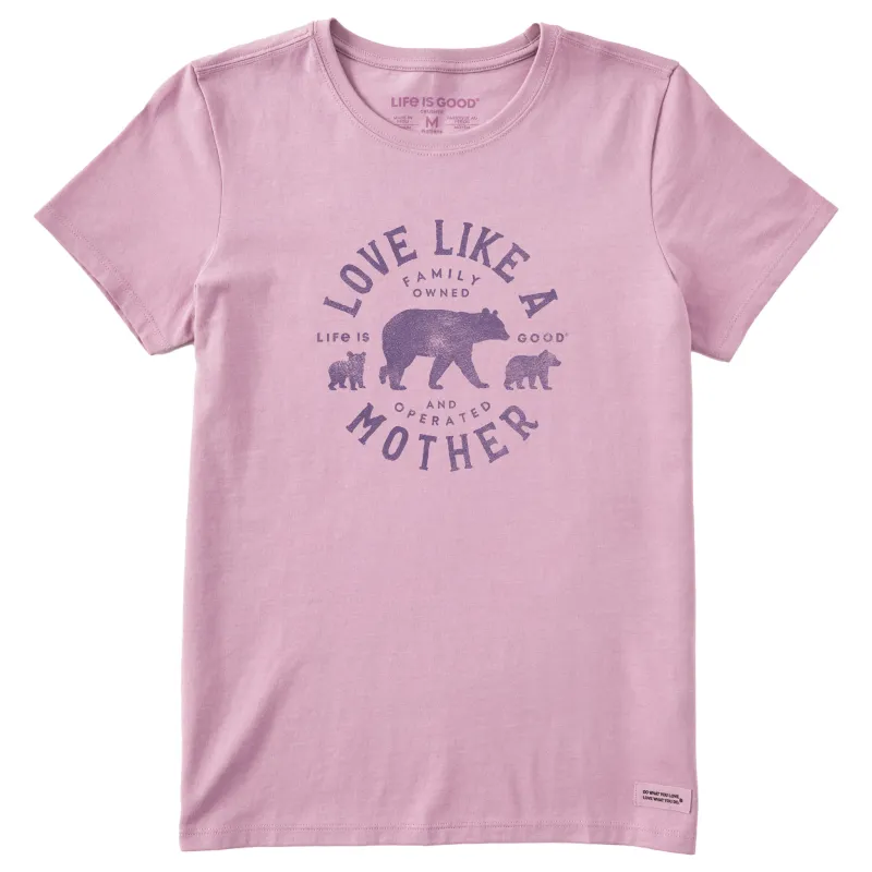 Women's Love Like a Mother Bears Short Sleeve Tee sold by Life is Good