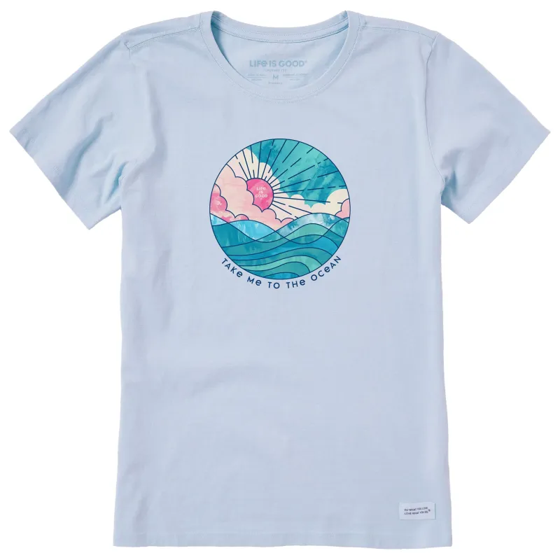 Women's Take Me to the Ocean Short Sleeve Tee sold by Life is Good