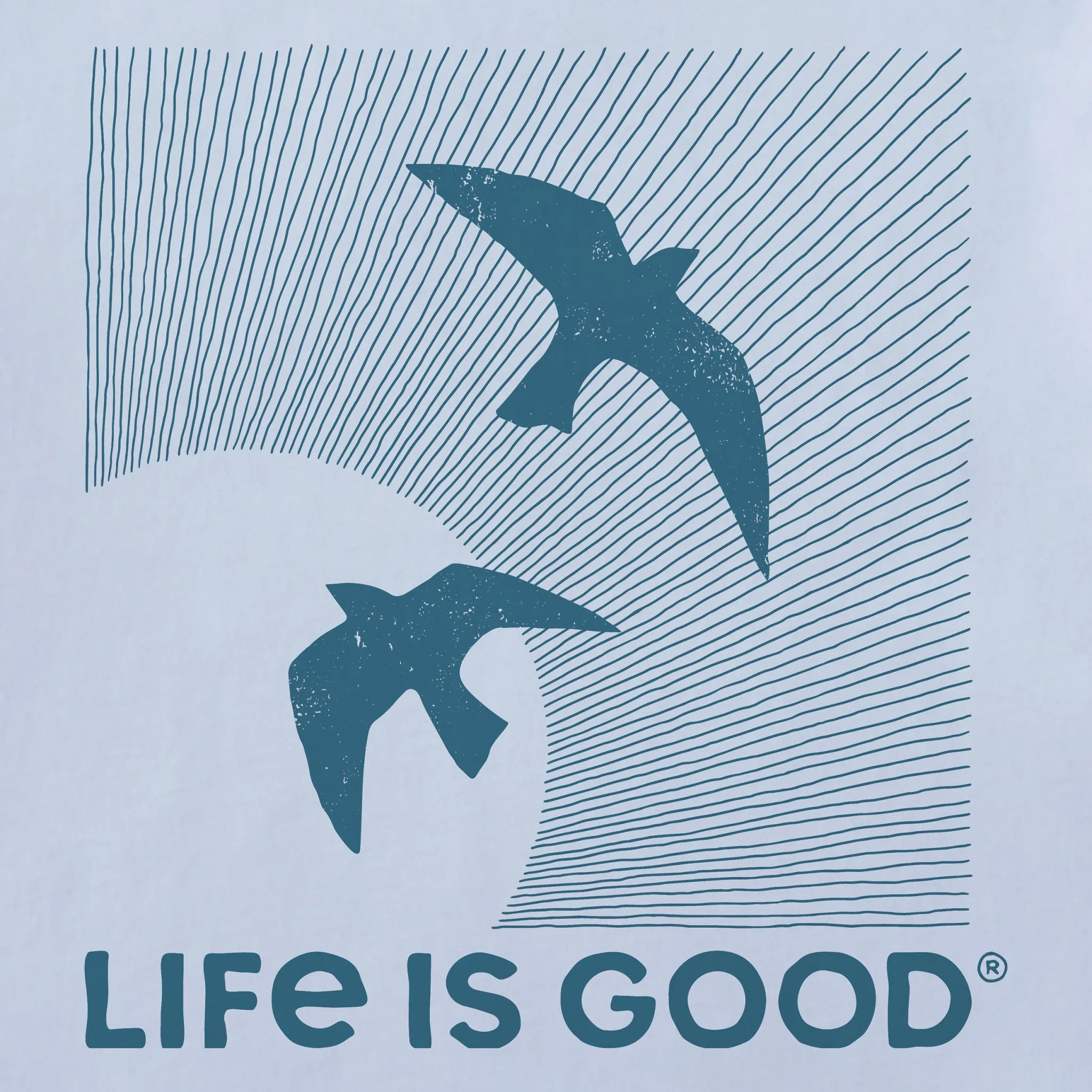 Women's Sunset Bird Dance Short Sleeve Crusher Tee sold by Life is Good product image thumbnail 2