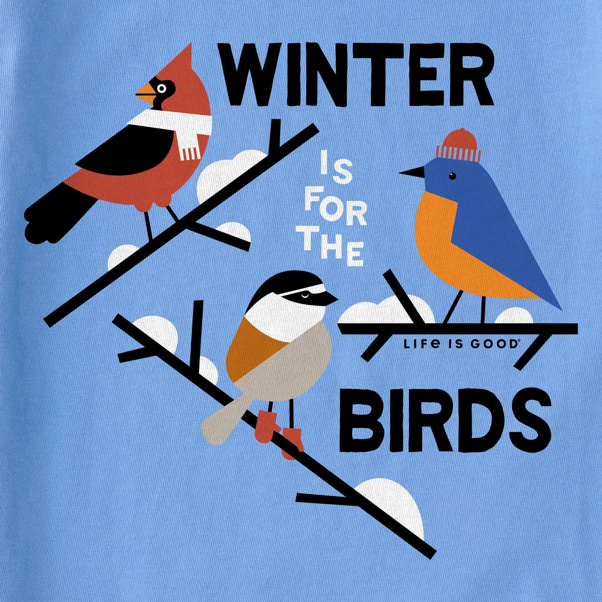 Women's Winter is for the Birds Long Sleeve Crusher Tee sold by Life is Good product image thumbnail 2