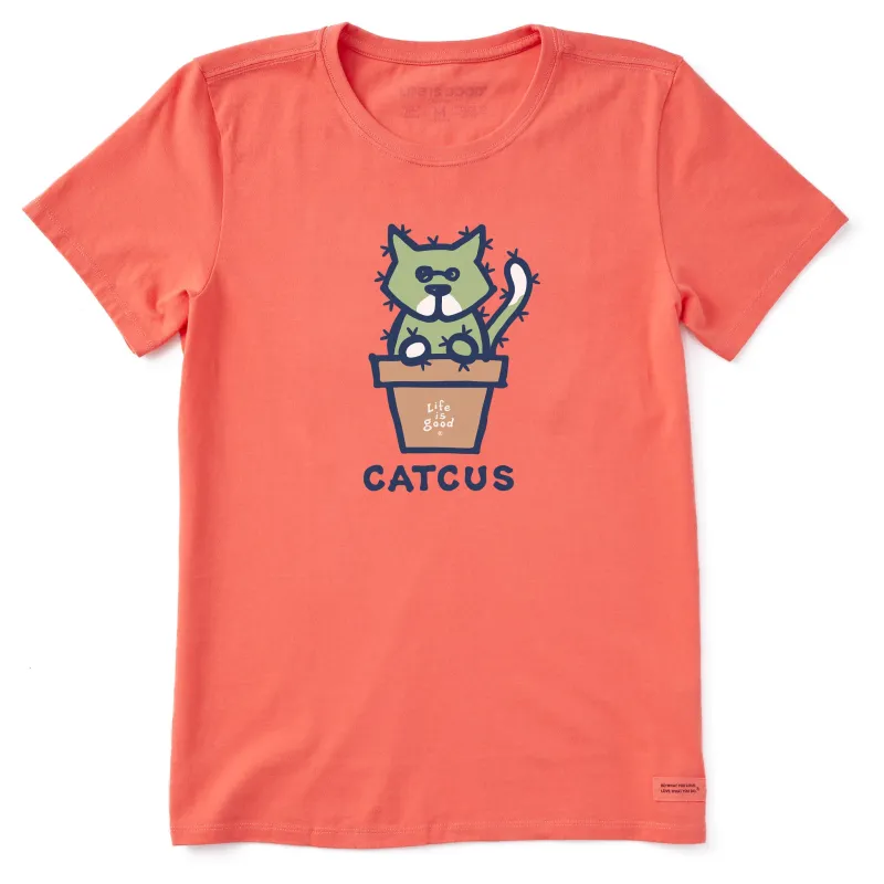 Women's Al Catcus Short Sleeve Crusher Tee sold by Life is Good