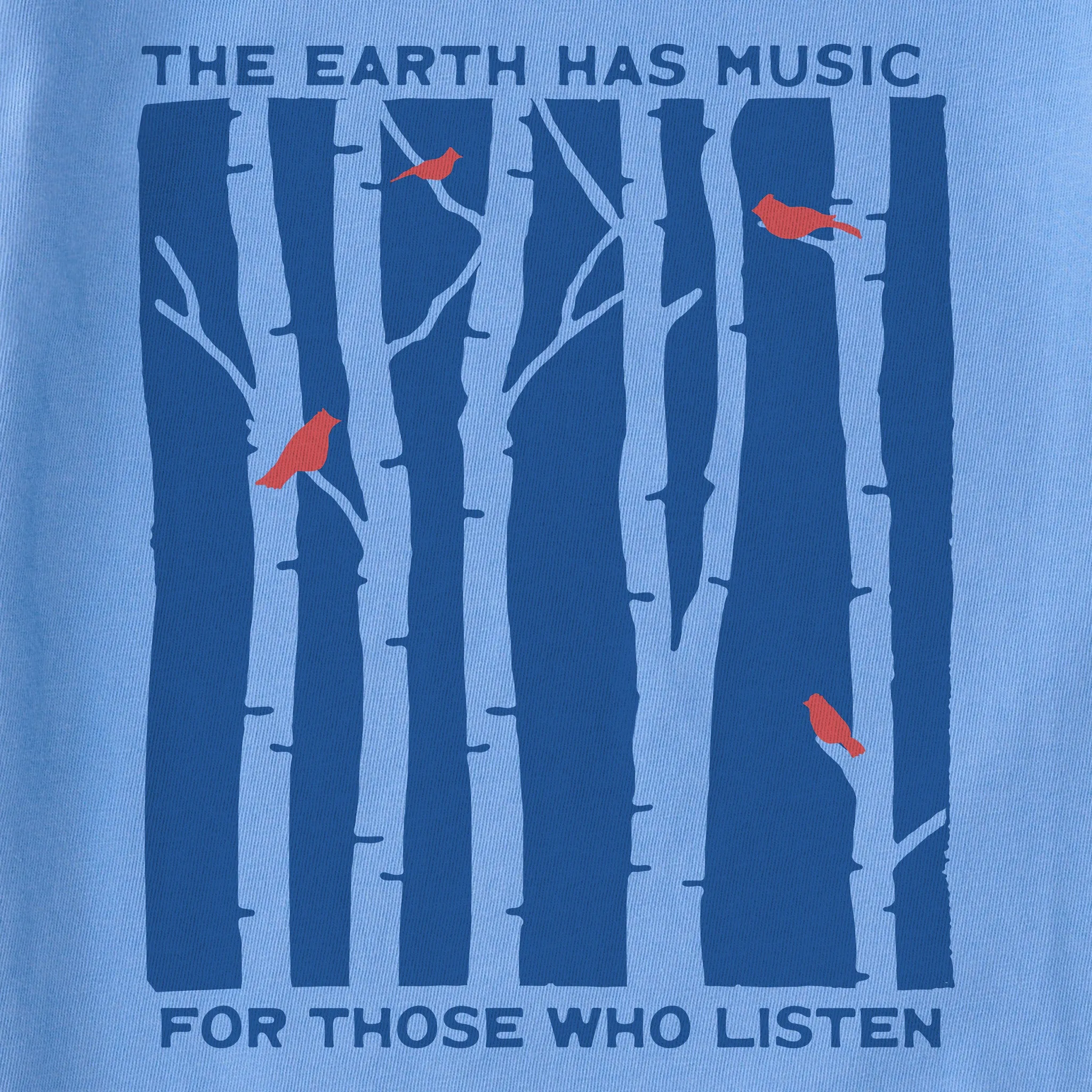 Women's The Earth Has Music and Trees Simply True Crew sold by Life is Good product image thumbnail 2
