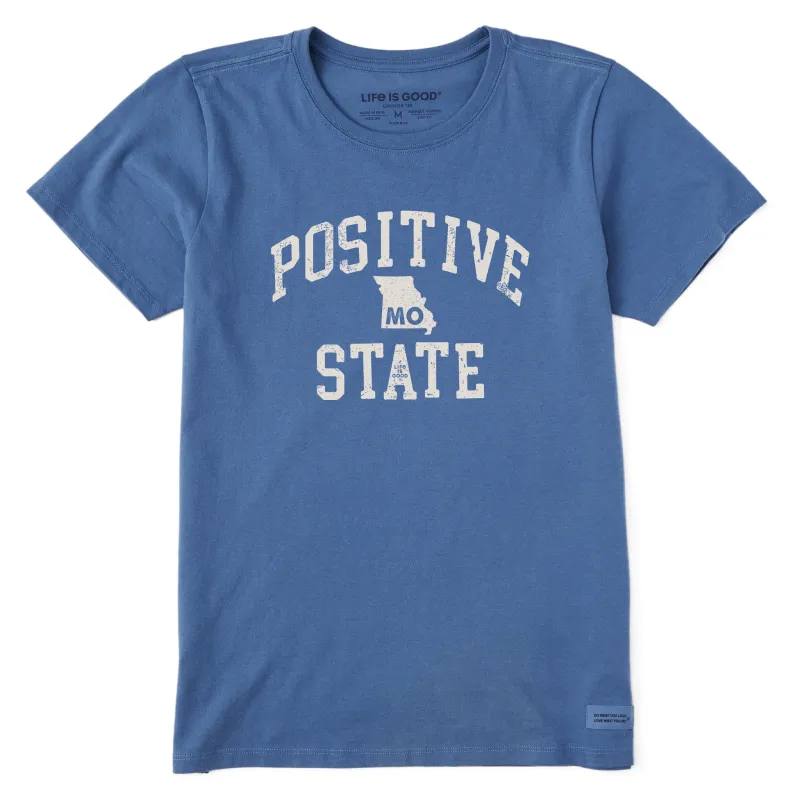 Women's Positive State Missouri Short Sleeve Crusher Tee sold by Life is Good
