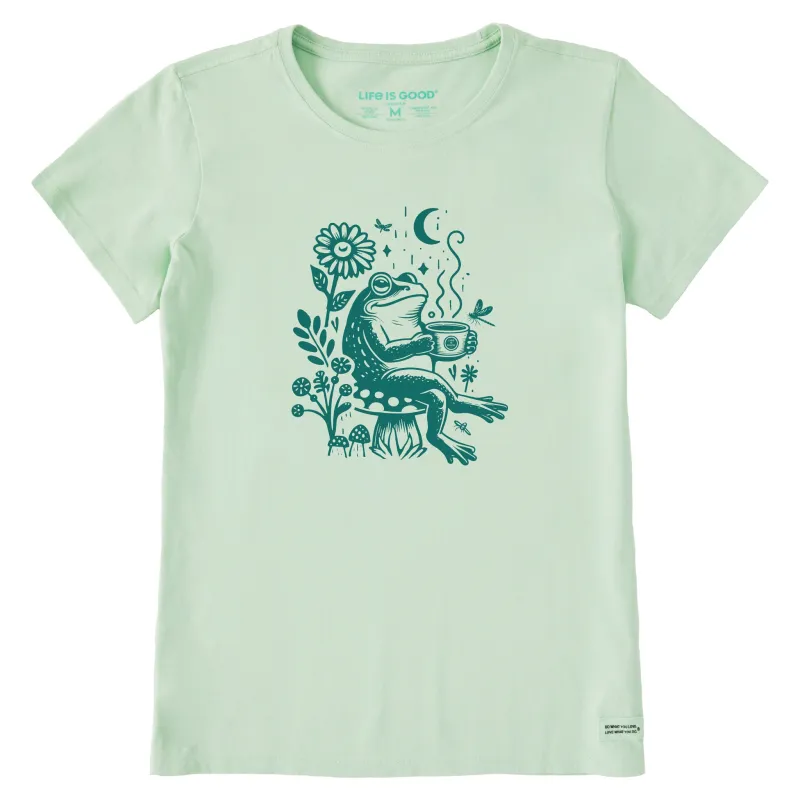 Women's Frog on Break Short Sleeve Crusher Tee sold by Life is Good